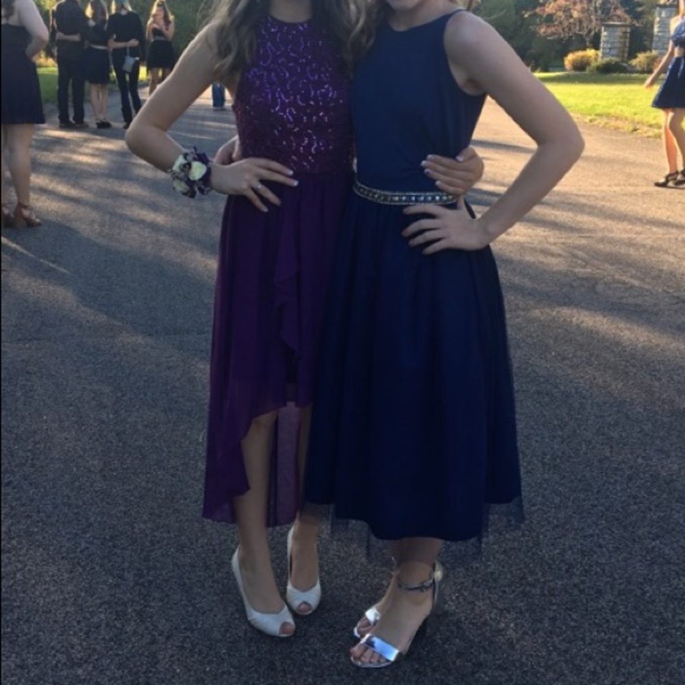 Navy Blue Formal Dress